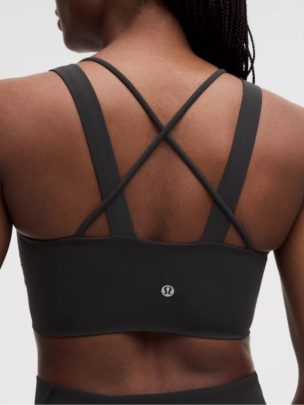 NWOT Lululemon Like A Cloud Black D/DD Longline Sports Bra